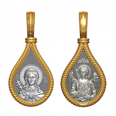 Серебряная иконка «Св.мученица. Вера»